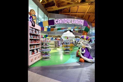 The Candy Land zone in Toys R Us